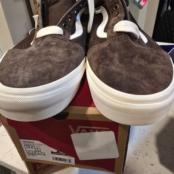 VANS Old Skool Men’s Size 13 Shoes Brown VN0007NTY49 Skateboarding NEW - Picture 6 of 10